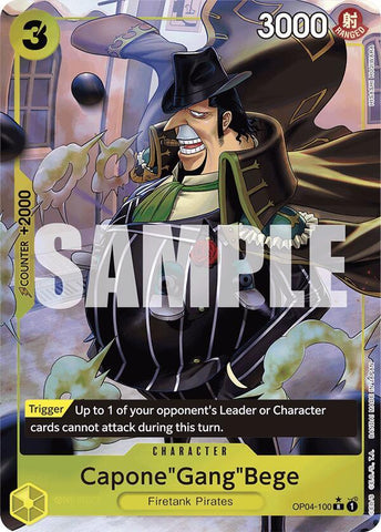 Capone"Gang"Bege (OP04-100) (Full Art) - Foil (Premium Booster -The Best- [PRB-01])(OP04-100)(R)