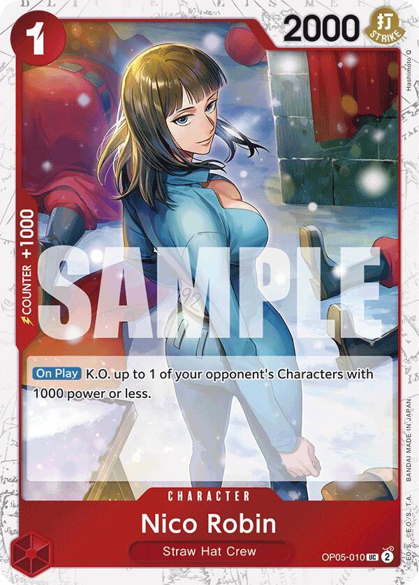 Nico Robin (Jolly Roger Foil) - Foil (Premium Booster -The Best- [PRB-01])(OP05-010)(UC)