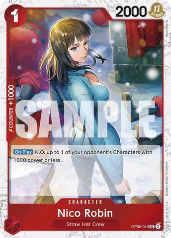 Nico Robin (Jolly Roger Foil) - Foil (Premium Booster -The Best- [PRB-01])(OP05-010)(UC)