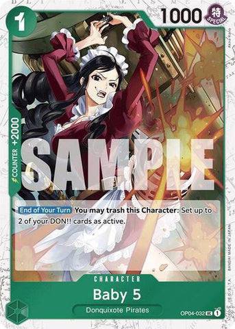 Baby 5 (OP04-032) (Jolly Roger Foil) - Foil (Premium Booster -The Best- [PRB-01])(OP04-032)(UC)
