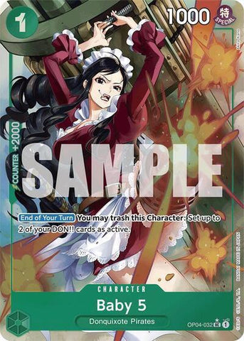 Baby 5 (OP04-032) (Full Art) - Foil (Premium Booster -The Best- [PRB-01])(OP04-032)(UC)