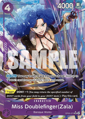 Miss Doublefinger(Zala) (Full Art) - Foil (Premium Booster -The Best- [PRB-01])(OP05-073)(UC)