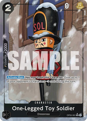 One-Legged Toy Soldier (Full Art) - Foil (Premium Booster -The Best- [PRB-01])(OP05-081)(UC)