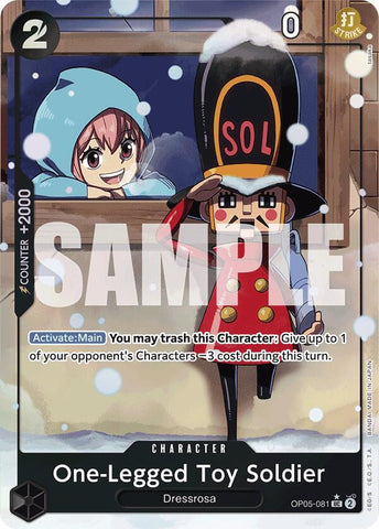 One-Legged Toy Soldier (Alternate Art) - Foil (Premium Booster -The Best- [PRB-01])(OP05-081)(UC)