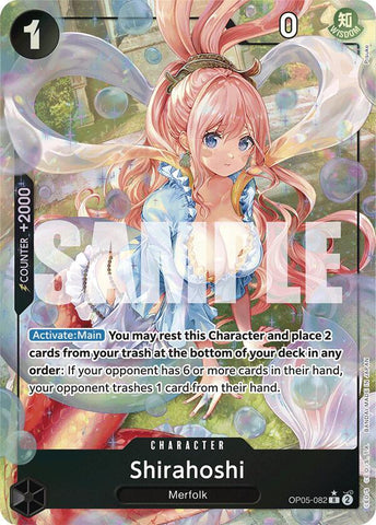 Shirahoshi (OP05-082) (Alternate Art) - Foil (Premium Booster -The Best- [PRB-01])(OP05-082)(R)