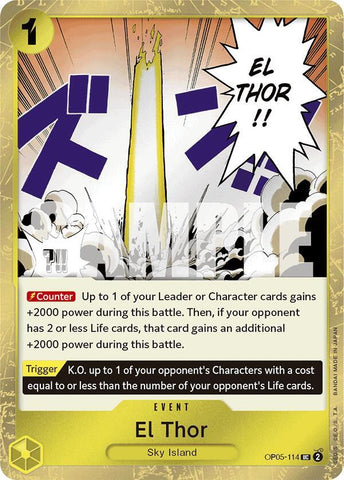 El Thor (Jolly Roger Foil) - Foil (Premium Booster -The Best- [PRB-01])(OP05-114)(UC)