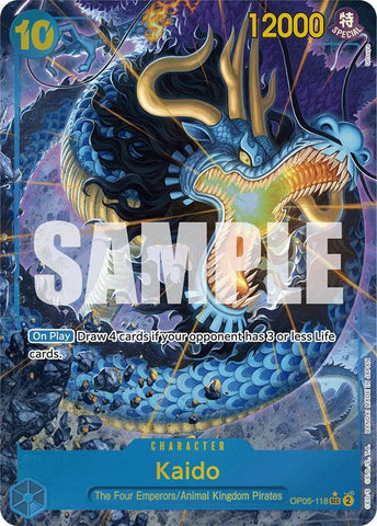 Kaido (OP05-118) (Alternate Art) - Foil (Premium Booster -The Best- [PRB-01])(OP05-118)(SEC)