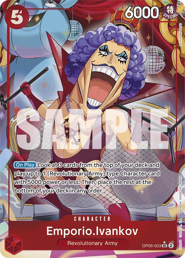 Emporio.Ivankov (Full Art) - Foil (Premium Booster -The Best- [PRB-01])(OP06-003)(UC)