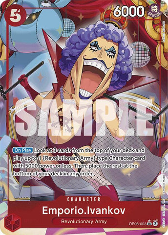 Emporio.Ivankov (Full Art) - Foil (Premium Booster -The Best- [PRB-01])(OP06-003)(UC)