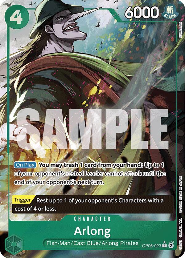 Arlong (Full Art) - Foil (Premium Booster -The Best- [PRB-01])(OP06-023)(R)