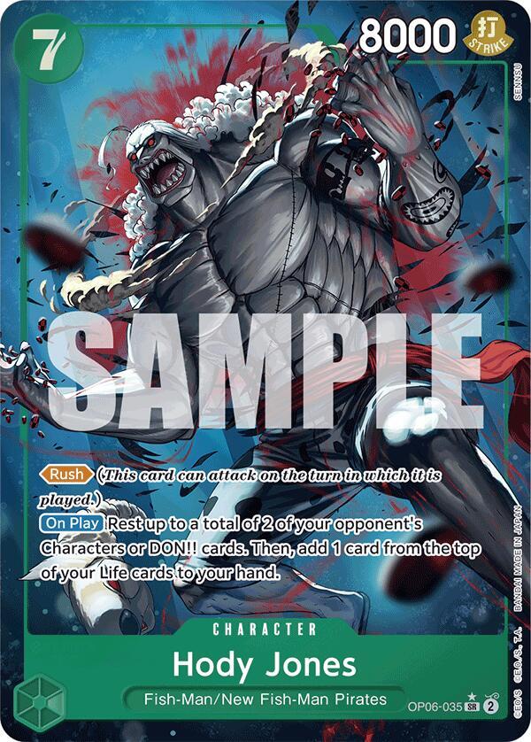 Hody Jones (Alternate Art) - Foil (Premium Booster -The Best- [PRB-01])(OP06-035)(SR)