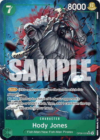 Hody Jones (Alternate Art) - Foil (Premium Booster -The Best- [PRB-01])(OP06-035)(SR)