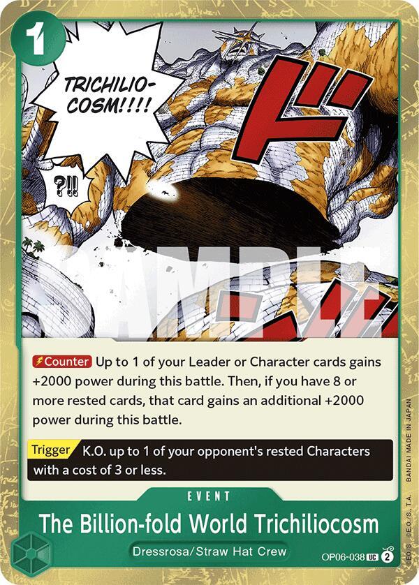 The Billion-fold World Trichiliocosm (Jolly Roger Foil) - Foil (Premium Booster -The Best- [PRB-01])(OP06-038)(UC)