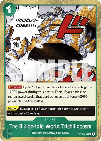 The Billion-fold World Trichiliocosm (Jolly Roger Foil) - Foil (Premium Booster -The Best- [PRB-01])(OP06-038)(UC)