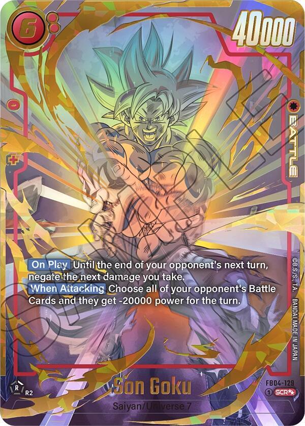 Son Goku [129] [Super Alternate Art] [Foil] (FB04-129)(SCR)