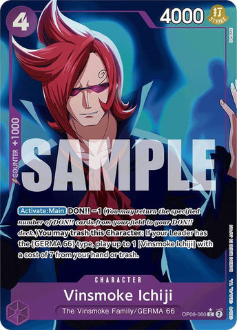 Vinsmoke Ichiji (OP06-060) (Full Art) - Foil (Premium Booster -The Best- [PRB-01])(OP06-060)(C)
