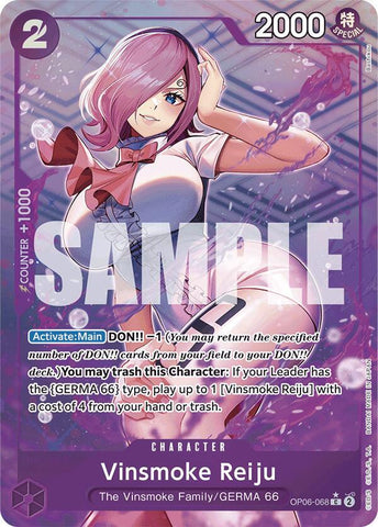 Vinsmoke Reiju (OP06-068) (Full Art) - Foil (Premium Booster -The Best- [PRB-01])(OP06-068)(C)