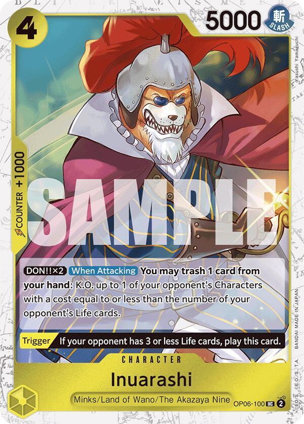 Inuarashi (Jolly Roger Foil) - Foil (Premium Booster -The Best- [PRB-01])(OP06-100)(UC)