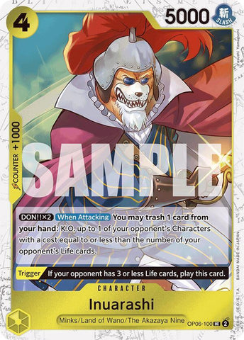 Inuarashi (Jolly Roger Foil) - Foil (Premium Booster -The Best- [PRB-01])(OP06-100)(UC)