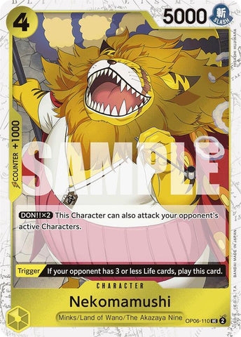 Nekomamushi (Jolly Roger Foil) - Foil (Premium Booster -The Best- [PRB-01])(OP06-110)(UC)
