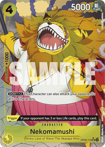 Nekomamushi (Full Art) - Foil (Premium Booster -The Best- [PRB-01])(OP06-110)(UC)