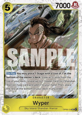 Wyper (Jolly Roger Foil) - Foil (Premium Booster -The Best- [PRB-01])(OP06-114)(UC)