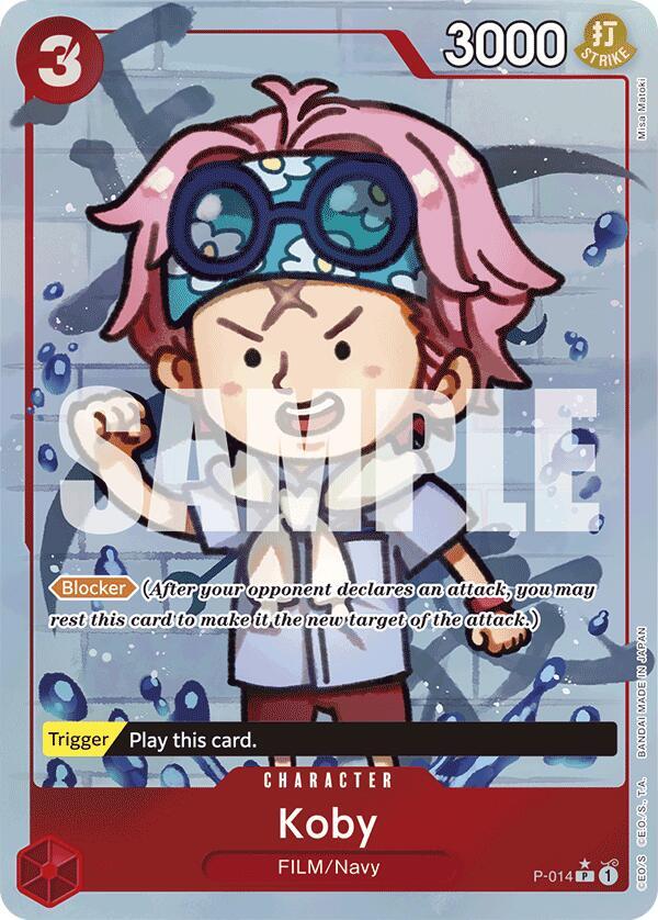 Koby (Full Art) - Foil (Premium Booster -The Best- [PRB-01])(P-014)(PR)