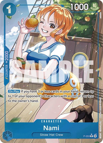 Nami (P-053) (Full Art) - Foil (Premium Booster -The Best- [PRB-01])(P-053)(PR)