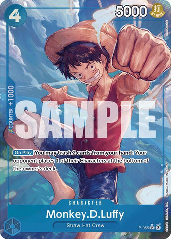 Monkey.D.Luffy (P-055) (Full Art) - Foil (Premium Booster -The Best- [PRB-01])(P-055)(PR)