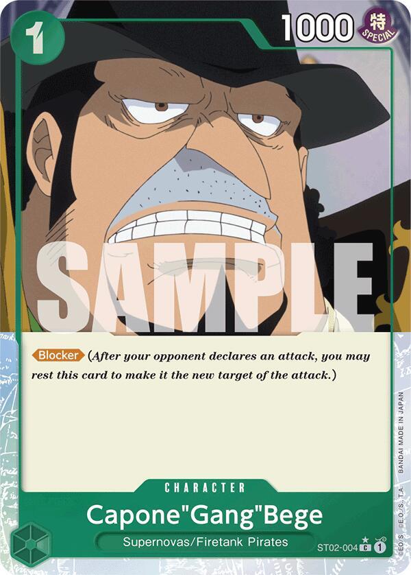 Capone"Gang"Bege (ST02-004) (Full Art) - Foil (Premium Booster -The Best- [PRB-01])(ST02-004)(C)