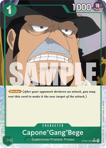 Capone"Gang"Bege (ST02-004) (Full Art) - Foil (Premium Booster -The Best- [PRB-01])(ST02-004)(C)