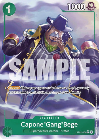 Capone"Gang"Bege (ST02-004) (Alternate Art) - Foil (Premium Booster -The Best- [PRB-01])(ST02-004)(C)