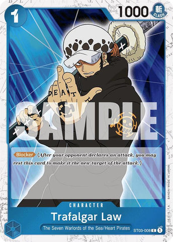 Trafalgar Law (ST03-008) (Jolly Roger Foil) - Foil (Premium Booster -The Best- [PRB-01])(ST03-008)(C)
