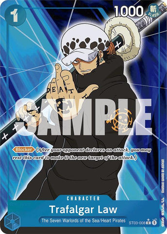 Trafalgar Law (ST03-008) (Full Art) - Foil (Premium Booster -The Best- [PRB-01])(ST03-008)(C)