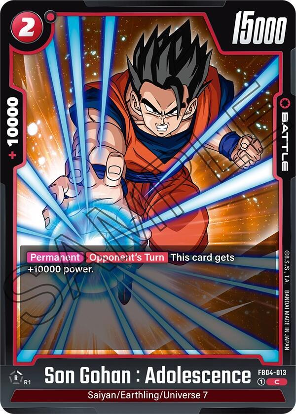 Son Gohan : Adolescence [013] (FB04-013)(C)