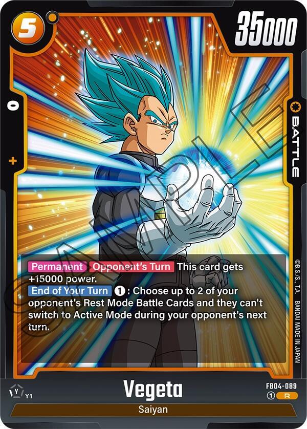 Vegeta [089] [Foil] (FB04-089)(R)