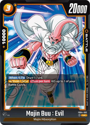 Majin Buu : Evil [092] (FB04-092)(UC)
