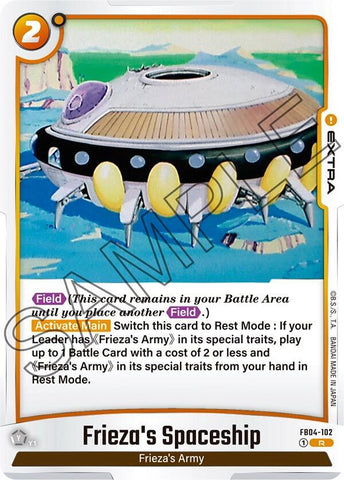 Frieza's Spaceship [Foil] (FB04-102)(R)