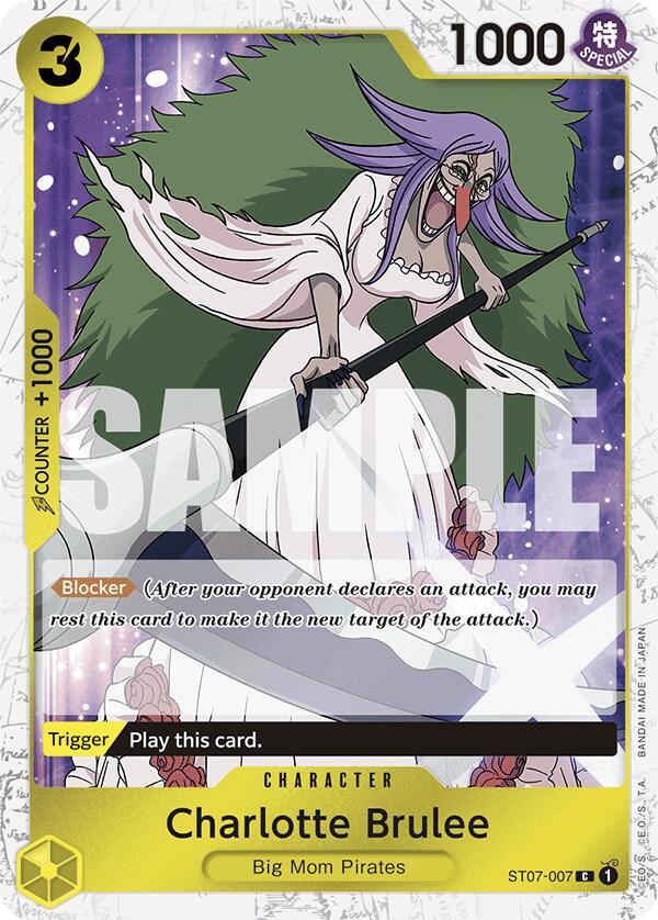 Charlotte Brulee (Jolly Roger Foil) - Foil (Premium Booster -The Best- [PRB-01])(ST07-007)(C)