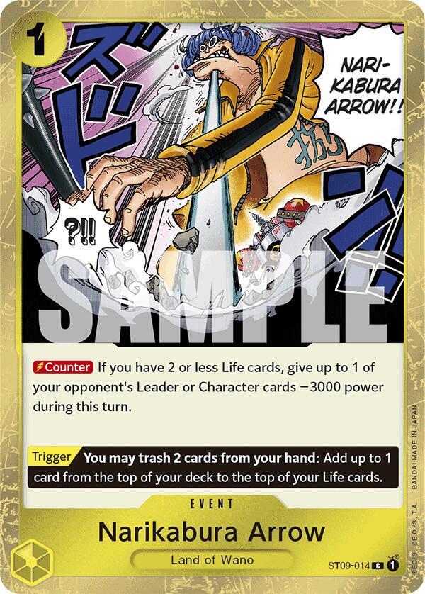 Narikabura Arrow (Jolly Roger Foil) - Foil (Premium Booster -The Best- [PRB-01])(ST09-014)(C)