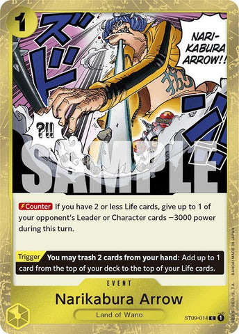 Narikabura Arrow (Jolly Roger Foil) - Foil (Premium Booster -The Best- [PRB-01])(ST09-014)(C)