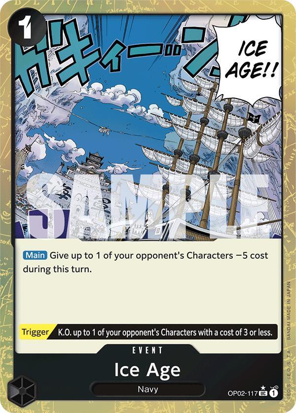 Ice Age (Textured Foil) - Foil (Premium Booster -The Best- [PRB-01])(OP02-117)(UC)