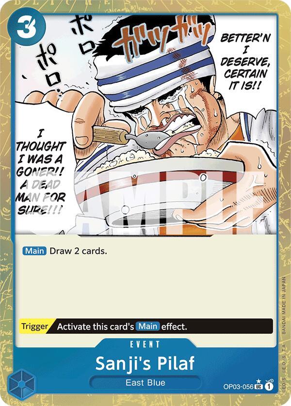 Sanji's Pilaf (Textured Foil) - Foil (Premium Booster -The Best- [PRB-01])(OP03-056)(UC)