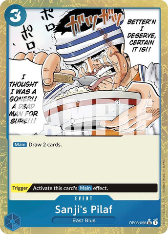 Sanji's Pilaf (Textured Foil) - Foil (Premium Booster -The Best- [PRB-01])(OP03-056)(UC)
