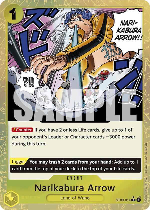 Narikabura Arrow (Textured Foil) - Foil (Premium Booster -The Best- [PRB-01])(ST09-014)(C)