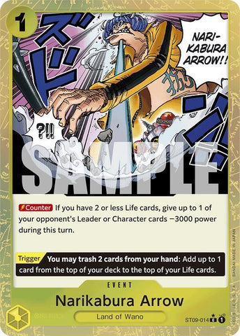 Narikabura Arrow (Textured Foil) - Foil (Premium Booster -The Best- [PRB-01])(ST09-014)(C)