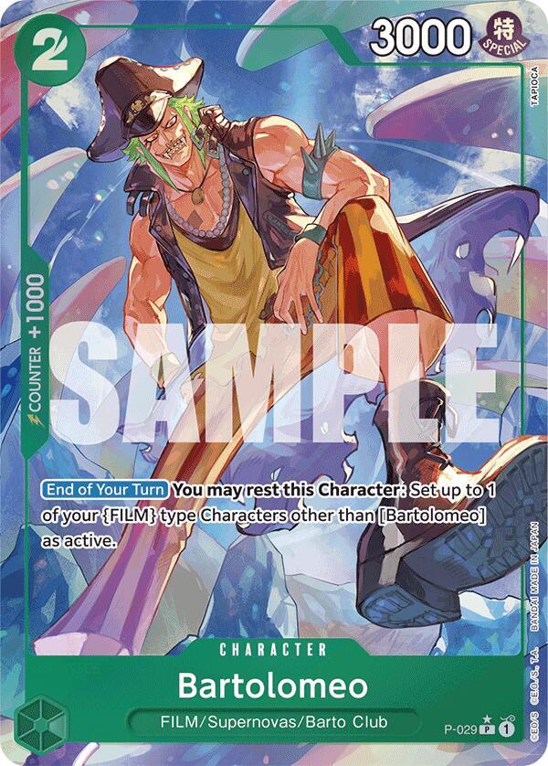 Bartolomeo (P-029) (Full Art) - Foil (Premium Booster -The Best- [PRB-01])(P-029)(PR)