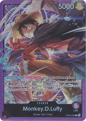 Monkey.D.Luffy [Sound Loader Vol. 1] [Foil] (One Piece Promotion Cards)(OP05-060)(L)