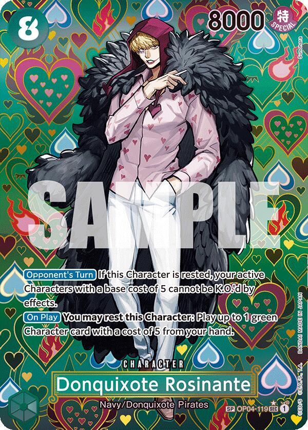 Donquixote Rosinante (SP) - Foil (Emperors in the New World)(OP04-119)(SEC)