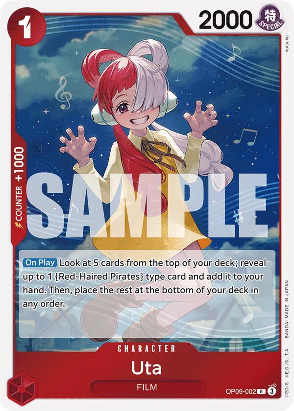 Uta - Foil (Emperors in the New World)(OP09-002)(R)
